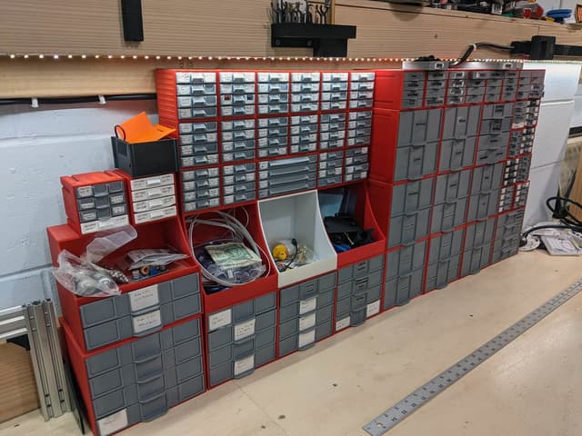 Various Size Stackable Resistor Storage Box image