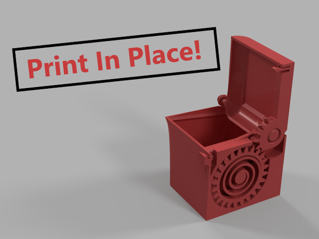 PRINT-IN-PLACE SPRING LOADED BOX image