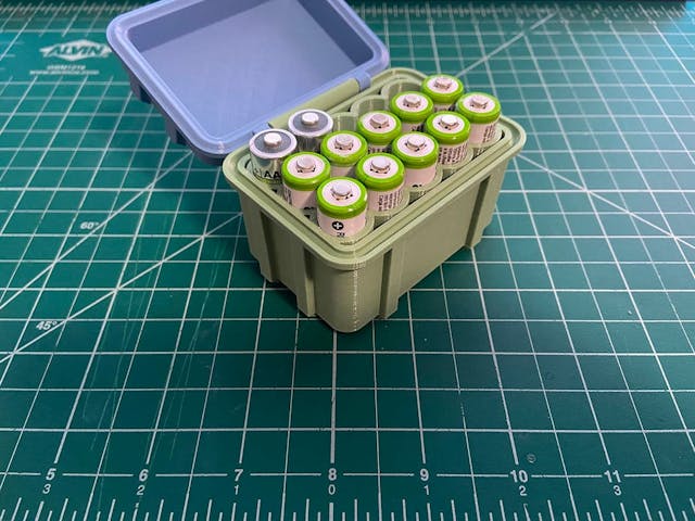 AA Battery Storage Box image