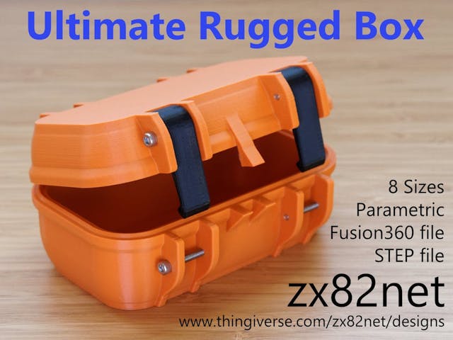 zx82net Ultimate Parametric Rugged Box - Snap Closure image